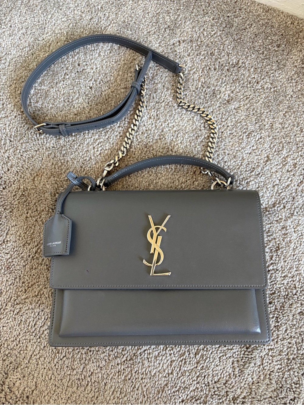 Saint Laurent sunset with silver YSL Hardware - Picture 2 of 5
